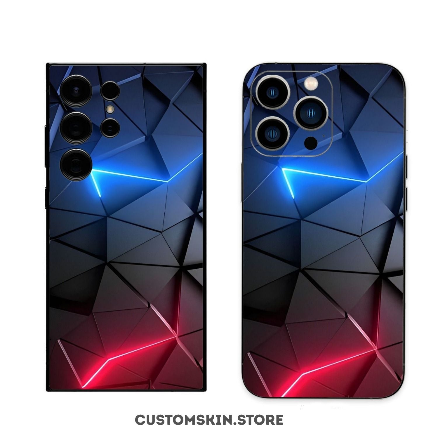 Neon 3D Abstract Phone Skin