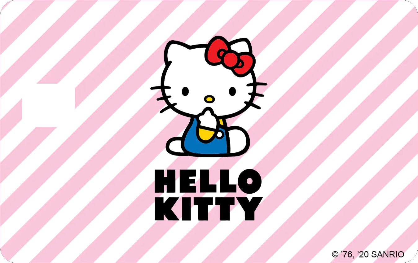 HELLO KITTY PINK STRIPES